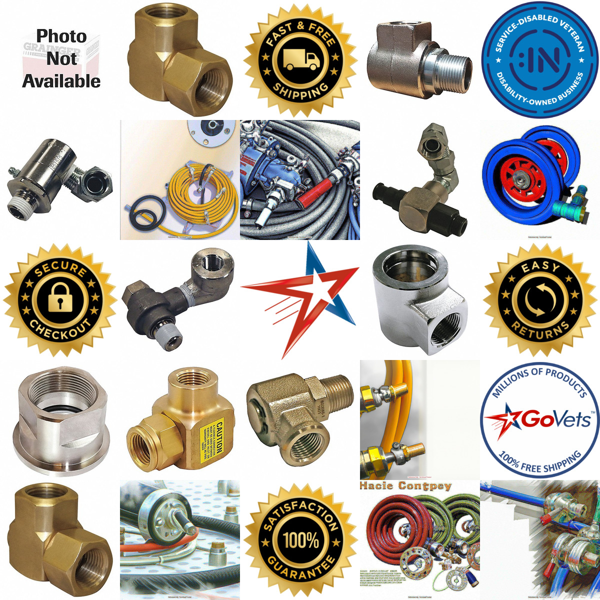 A selection of Hose Reel Swivels and Adapters products on GoVets