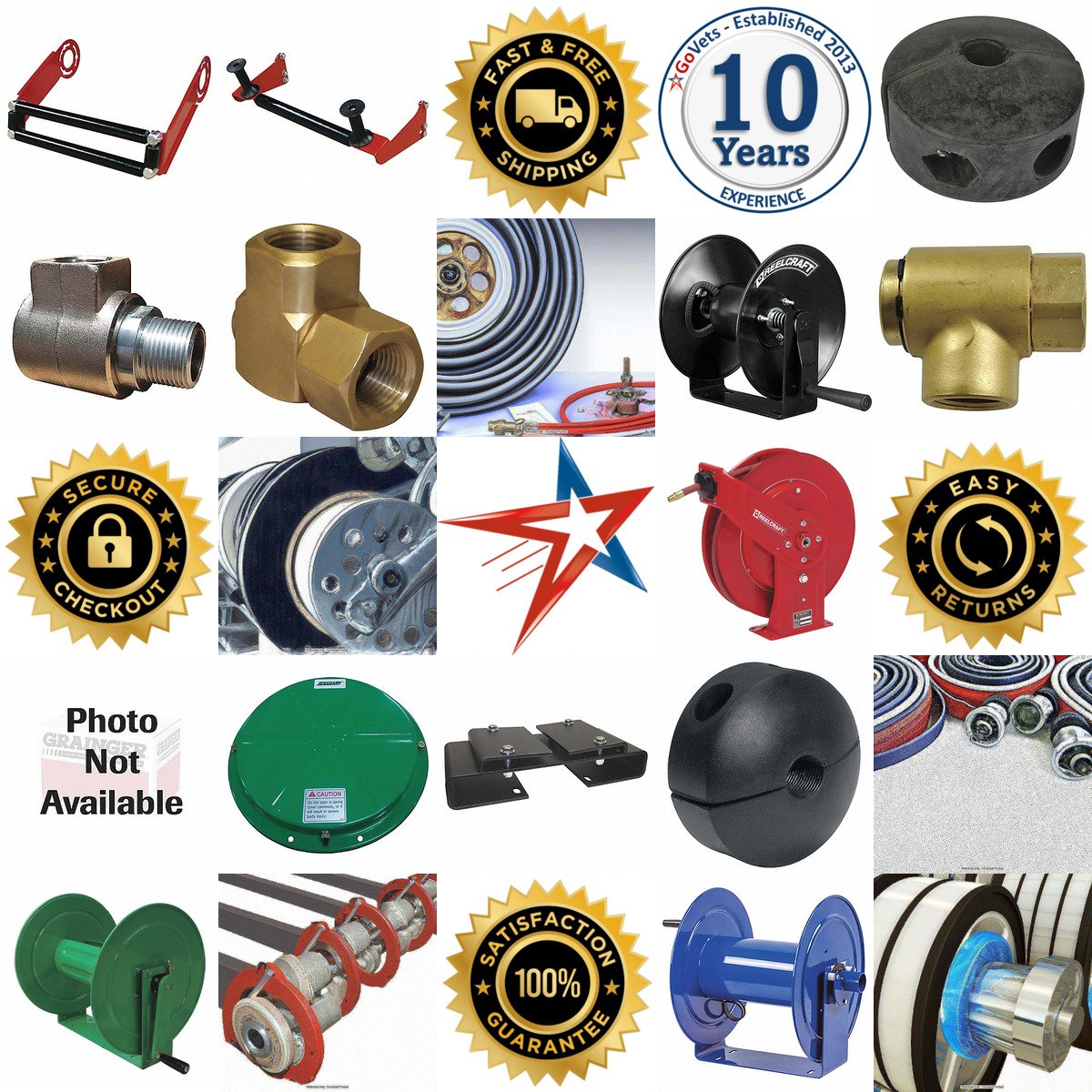A selection of Hose Reels and Accessories products on GoVets