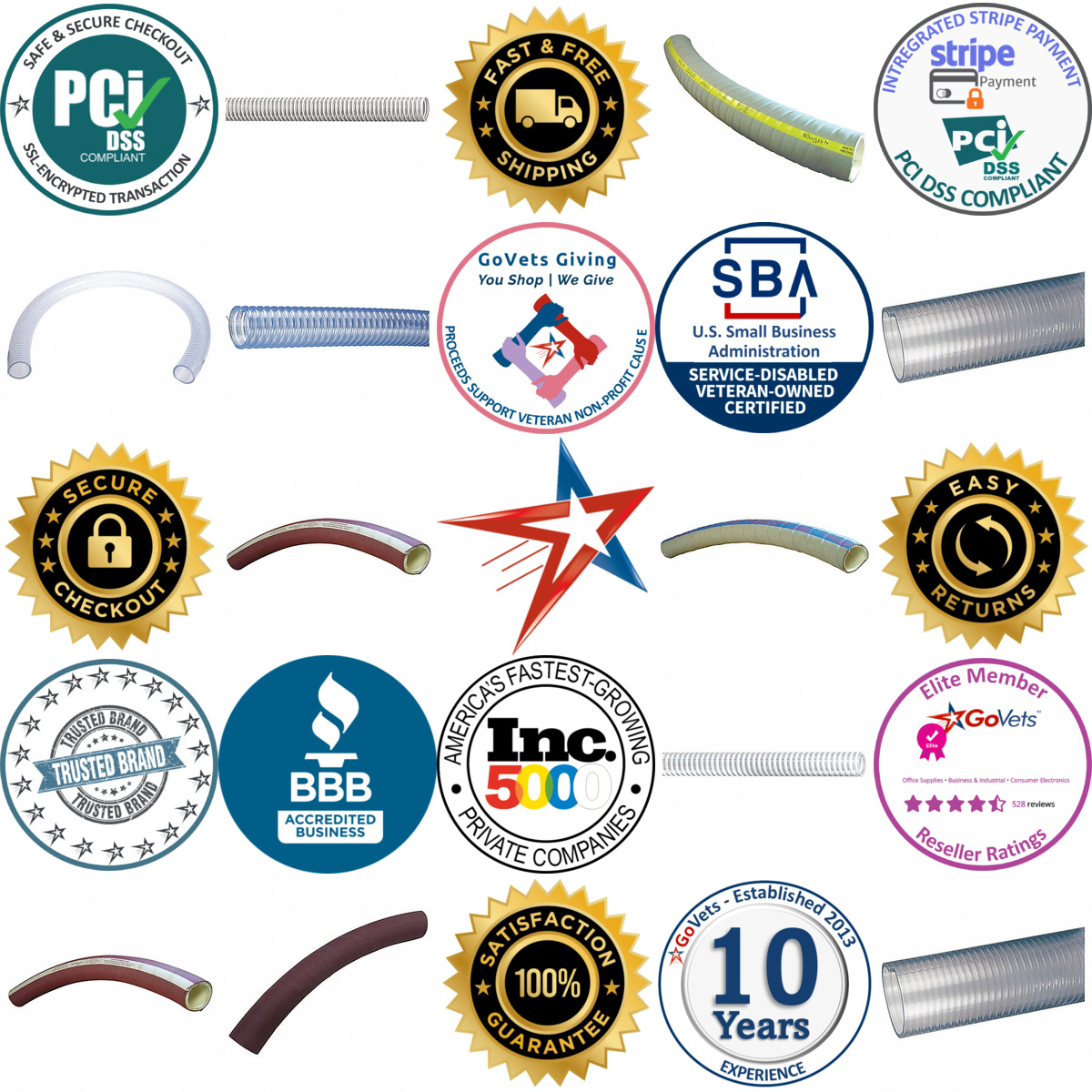 A selection of Bulk Food Grade Hoses products on GoVets