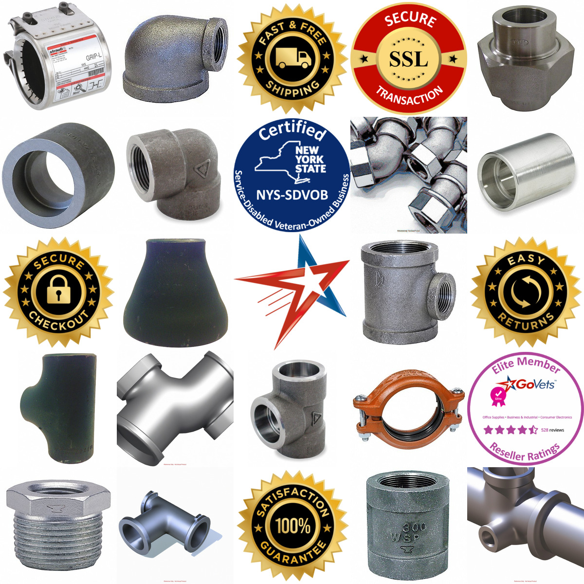 A selection of Metal Pipe Fittings products on GoVets