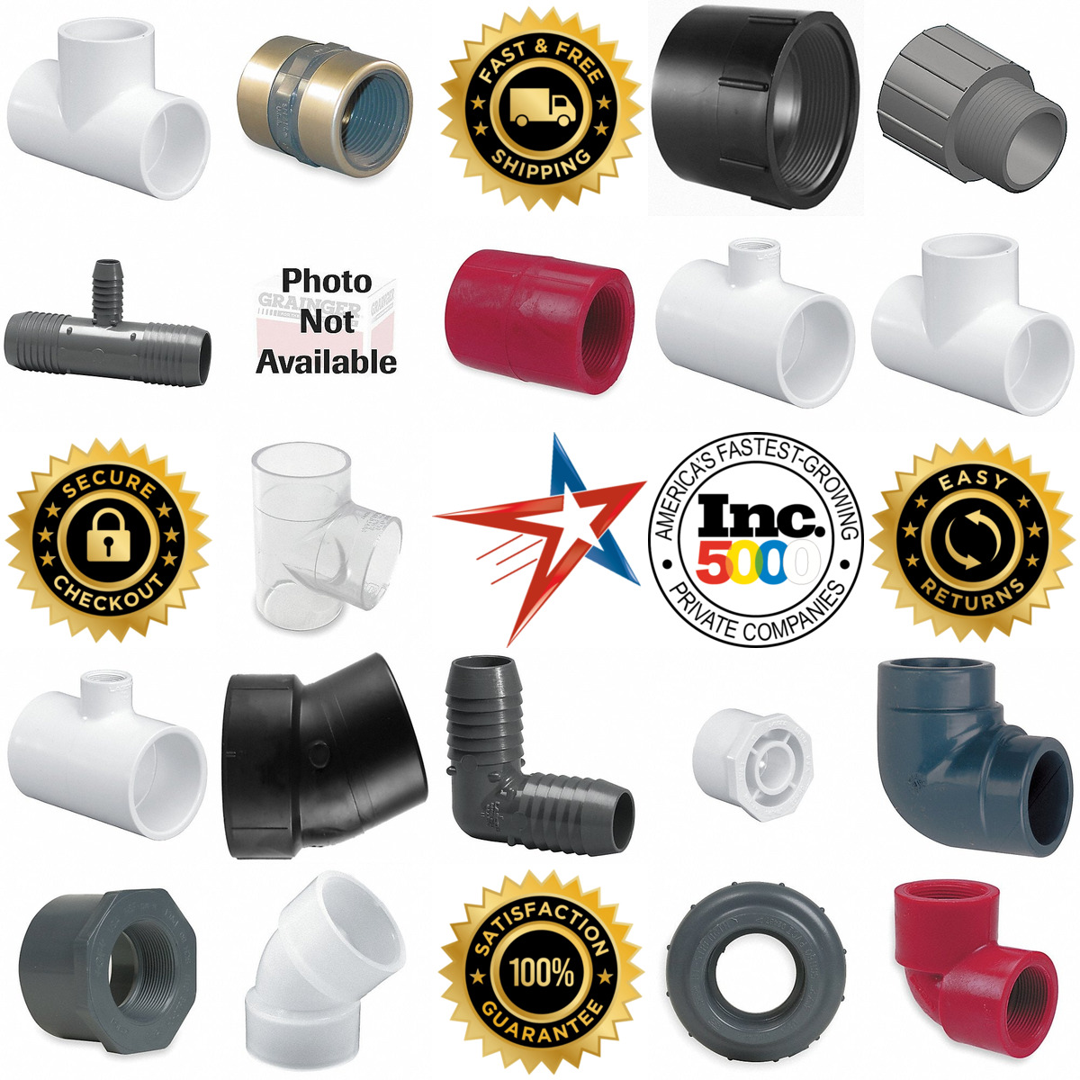 A selection of Plastic and Synthetic Pipe Fittings products on GoVets