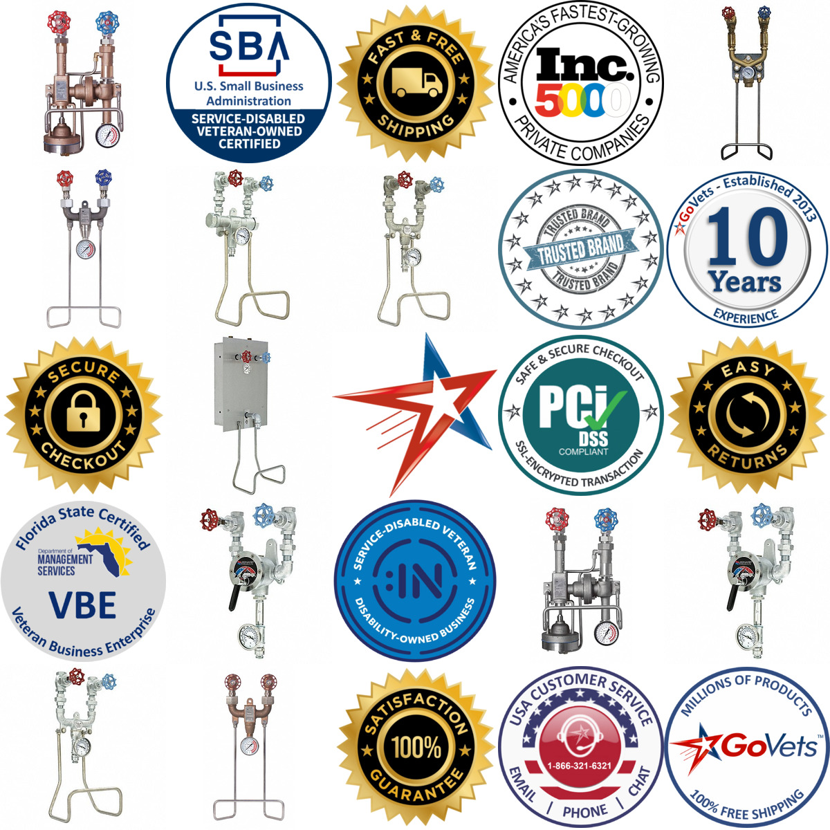A selection of Hose Stations products on GoVets