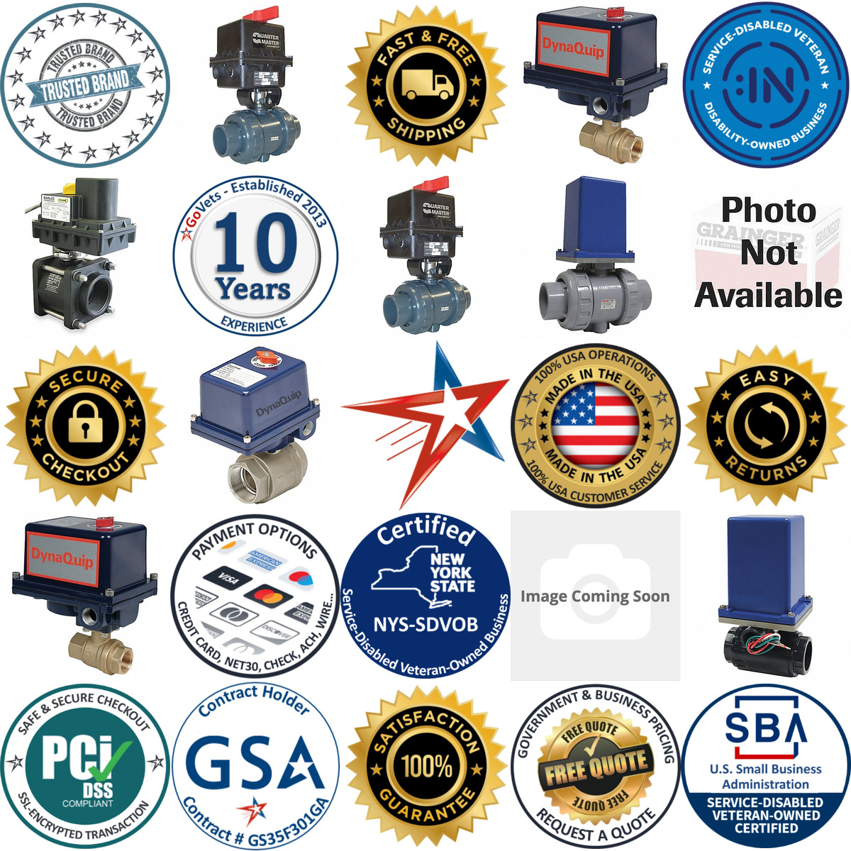 A selection of Electrically Actuated Ball Valves products on GoVets