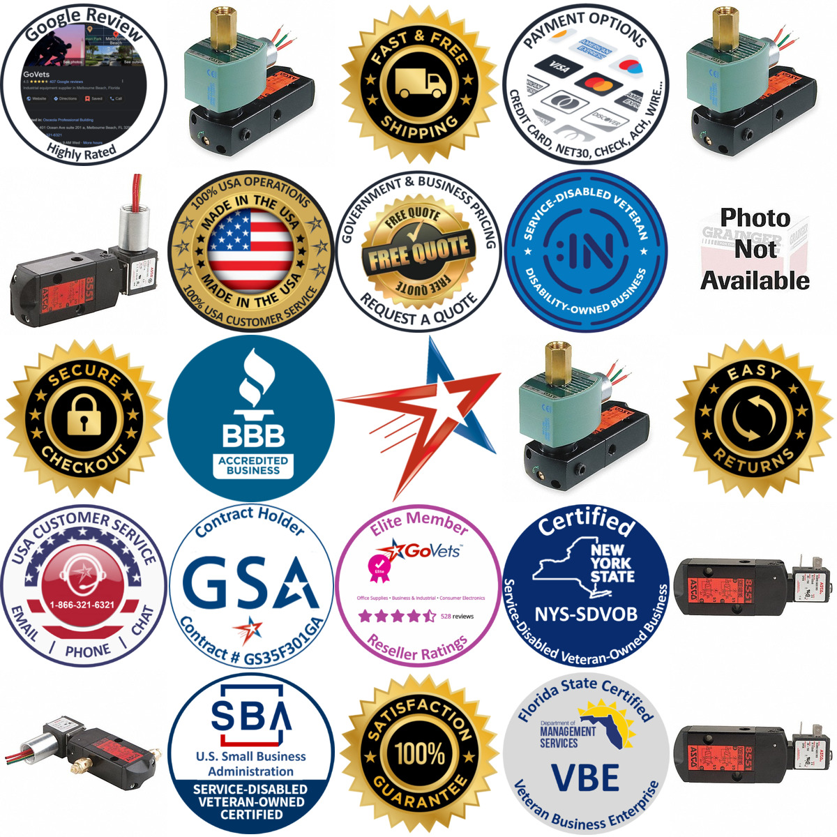 A selection of Pilot Solenoid Valves products on GoVets