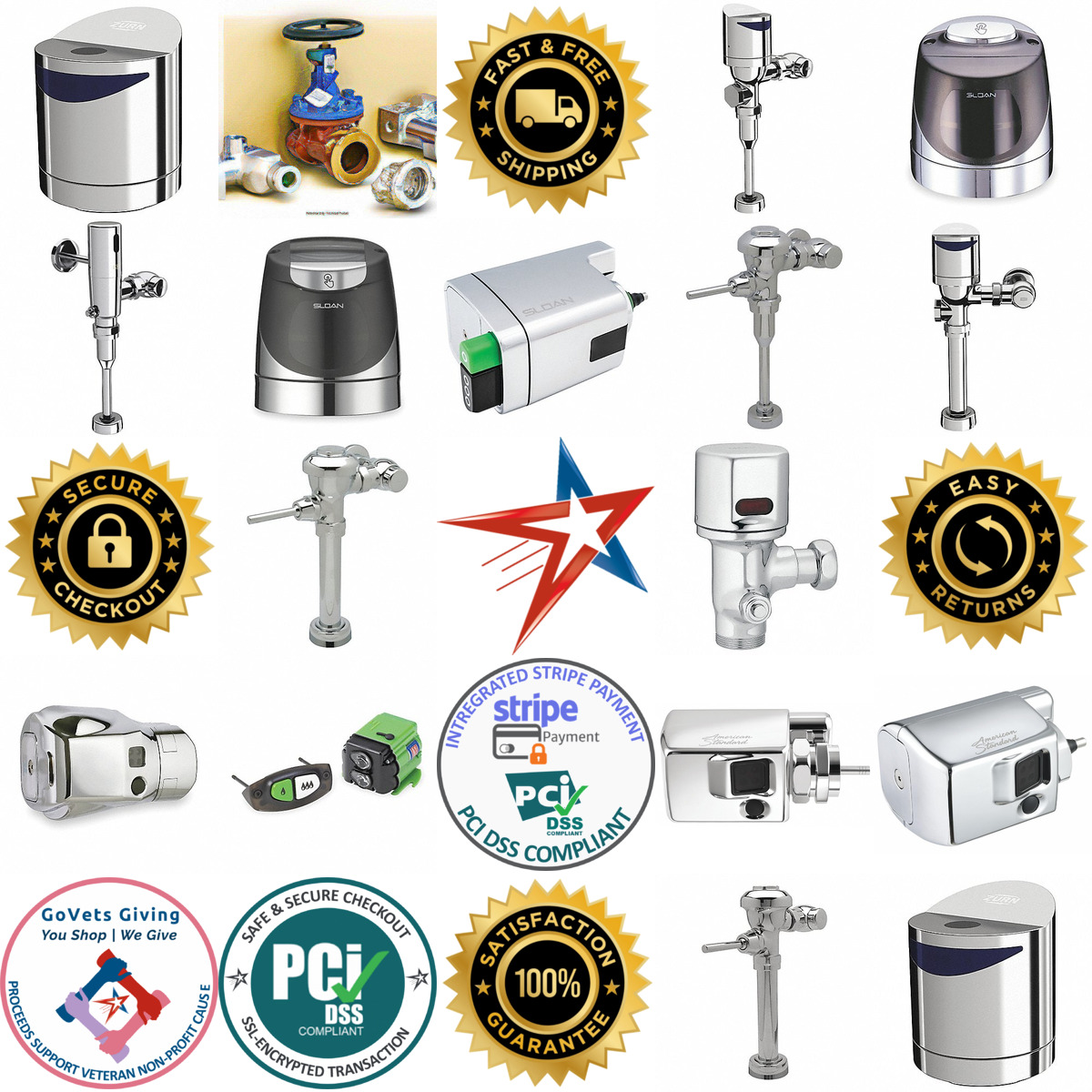 A selection of Automatic Flush Valve Retrofit Kits products on GoVets