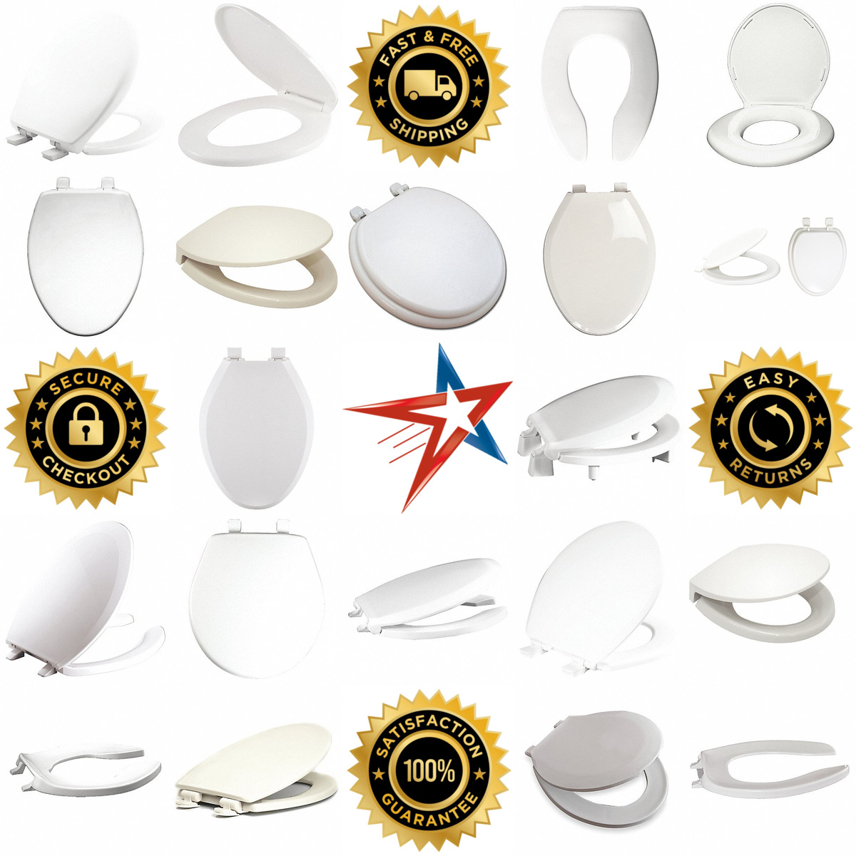 A selection of Toilet Seats products on GoVets