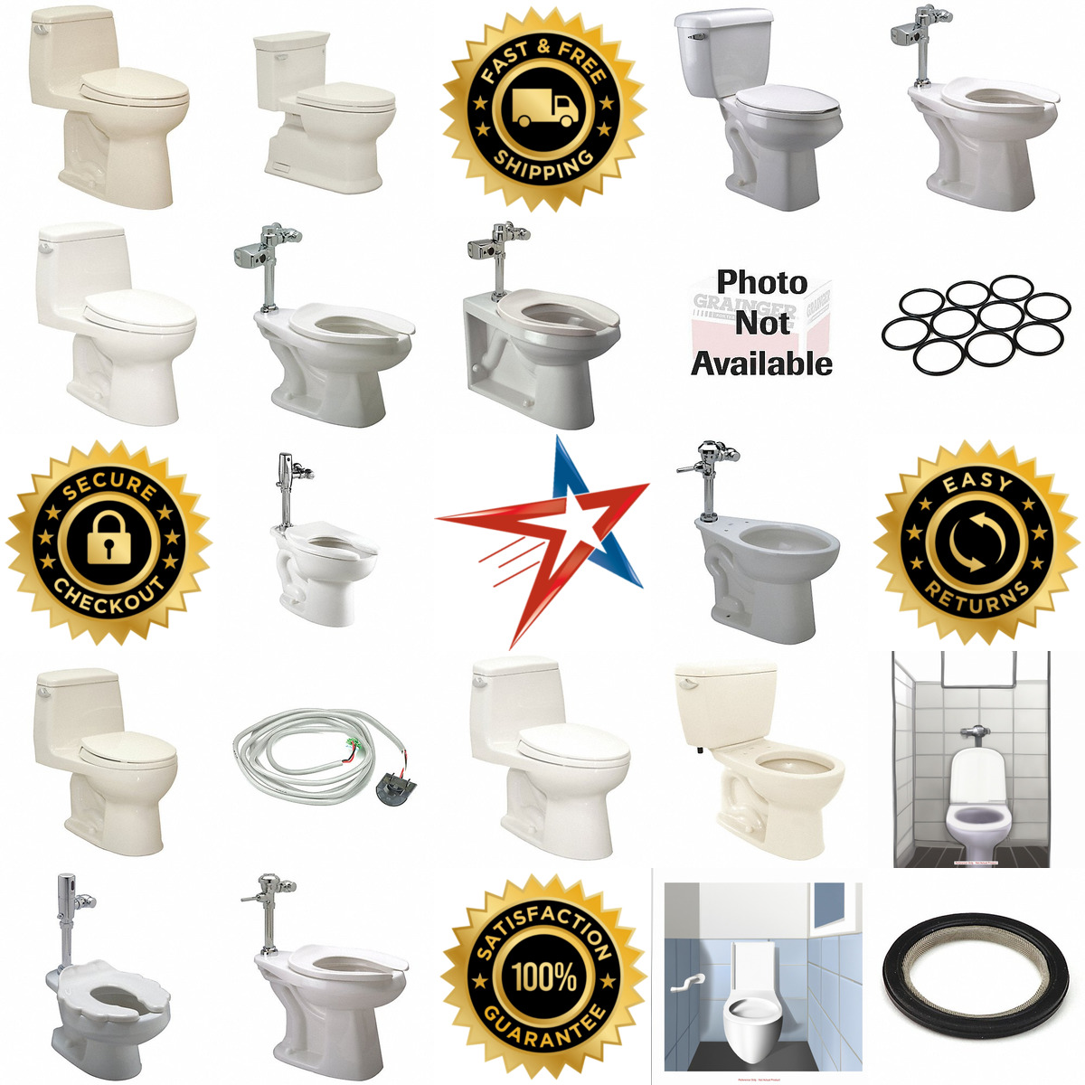 A selection of Toilets products on GoVets
