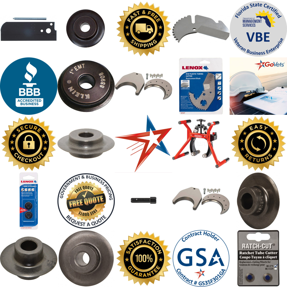 A selection of Cutter Replacement Parts products on GoVets