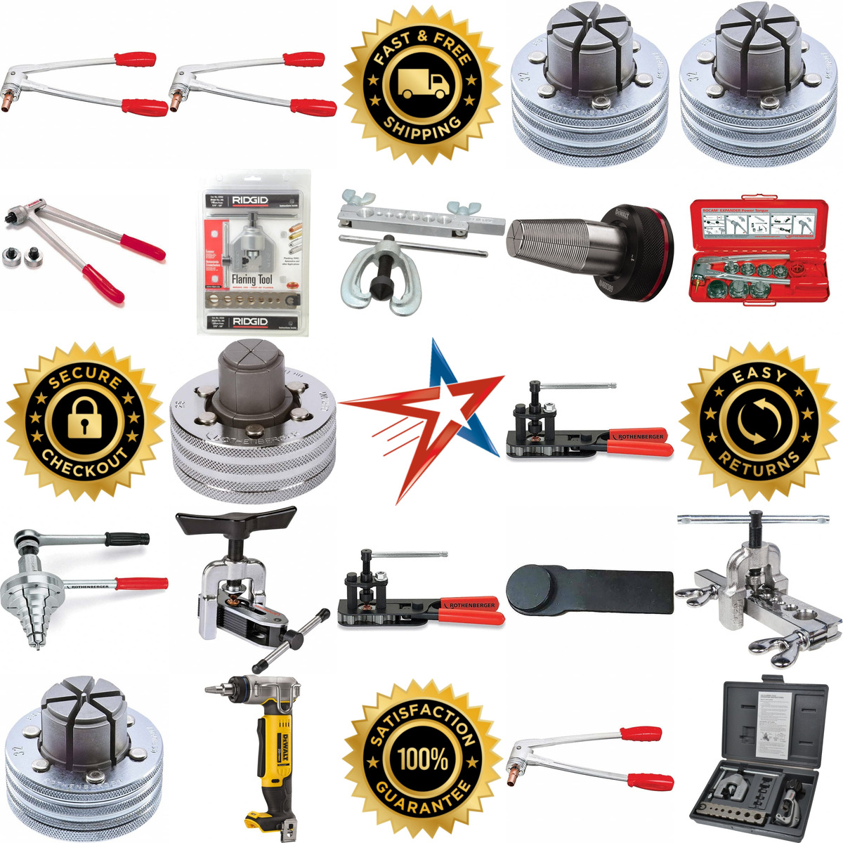 A selection of Flaring Tools and Accessories products on GoVets