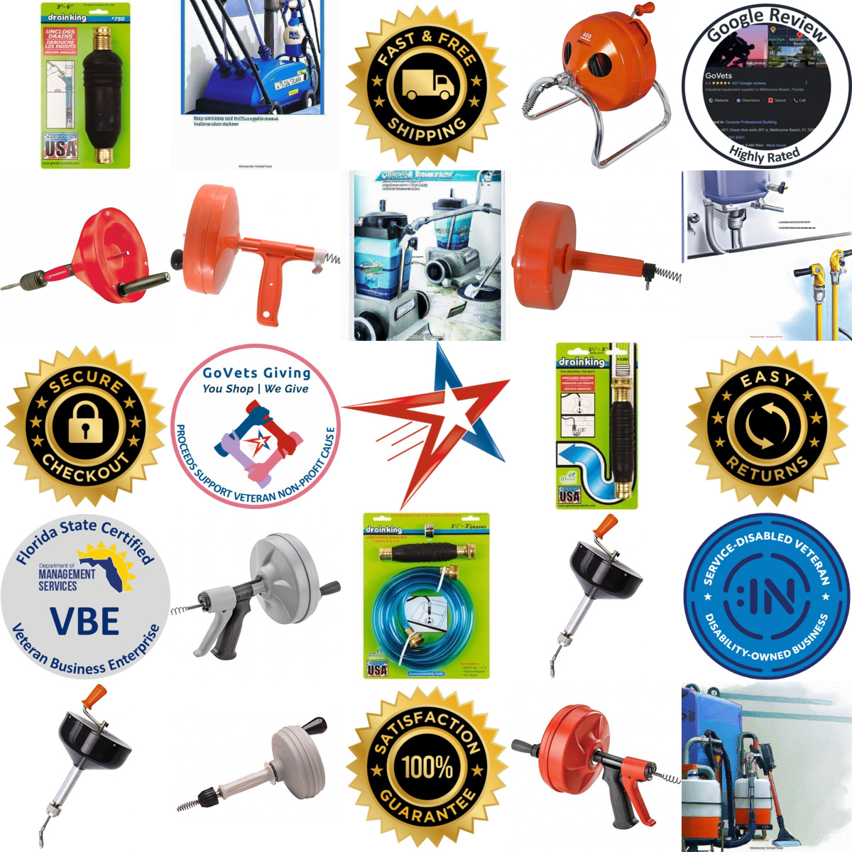 A selection of Manual and Hand Drain Cleaners products on GoVets