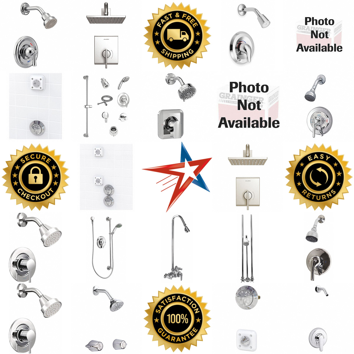 A selection of Shower Faucets products on GoVets