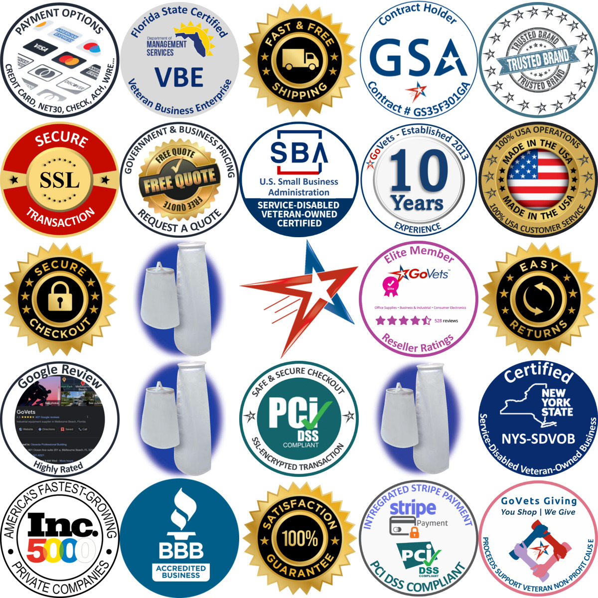 A selection of Polypropylene Monofilament products on GoVets