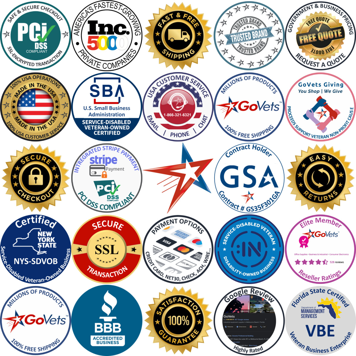 A selection of Ptfe products on GoVets