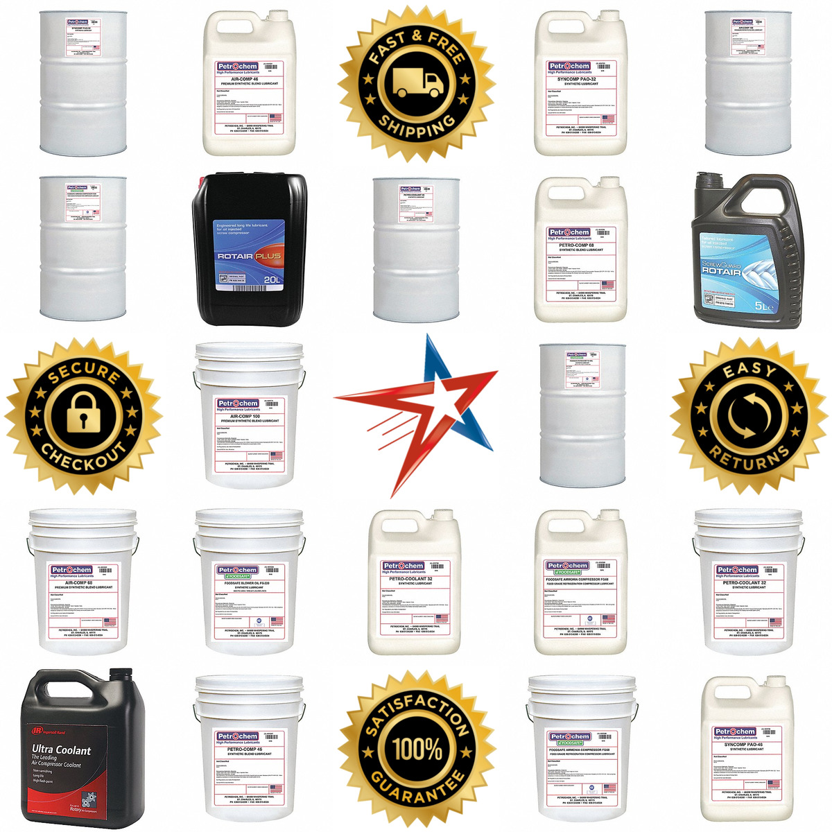 A selection of Air Compressor Penetrants and Lubricants products on GoVets
