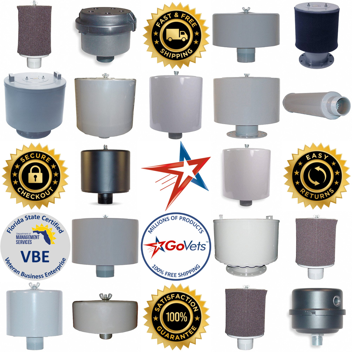 A selection of Inlet Filters and Filter Silencers products on GoVets
