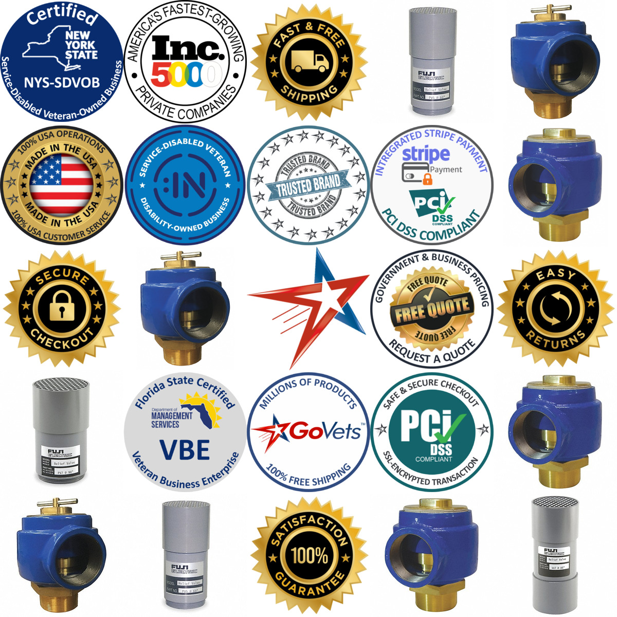 A selection of Regenerative Blower Pressure Relief Valves products on GoVets
