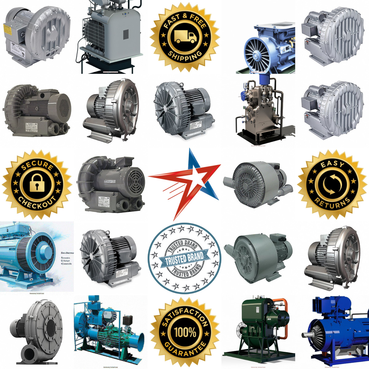 A selection of Regenerative Blowers products on GoVets
