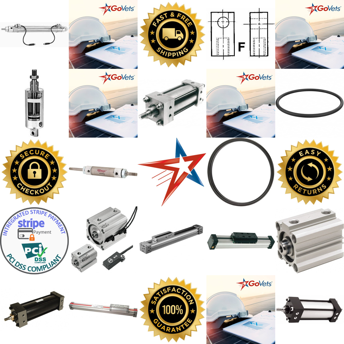 A selection of Air Cylinders and Accessories products on GoVets