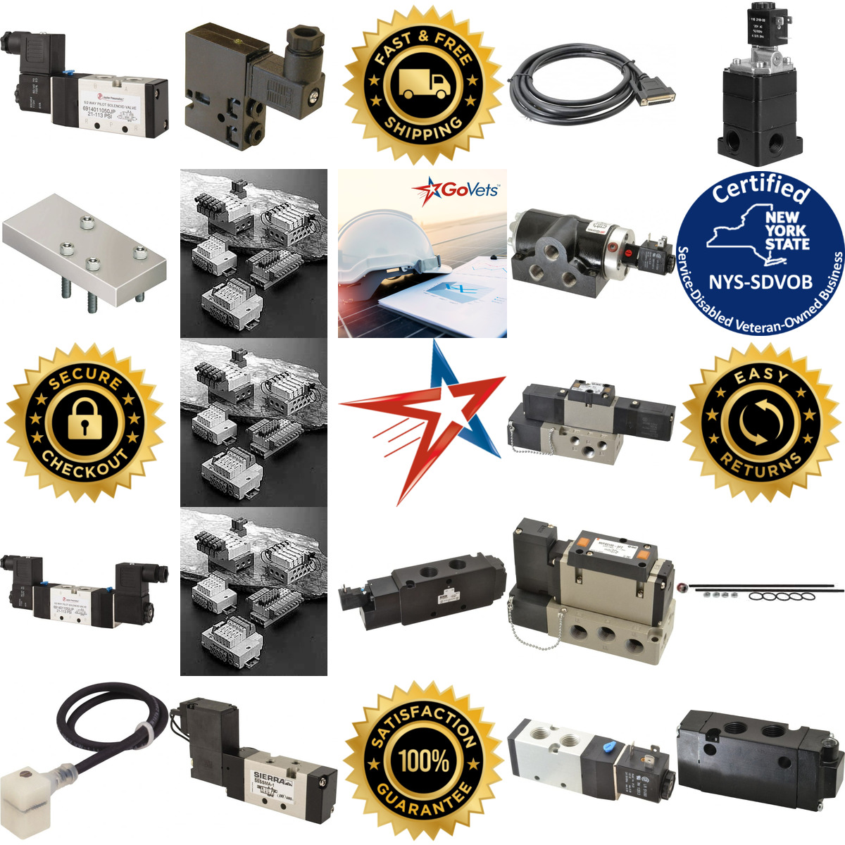 A selection of Pneumatic Solenoid Valves products on GoVets
