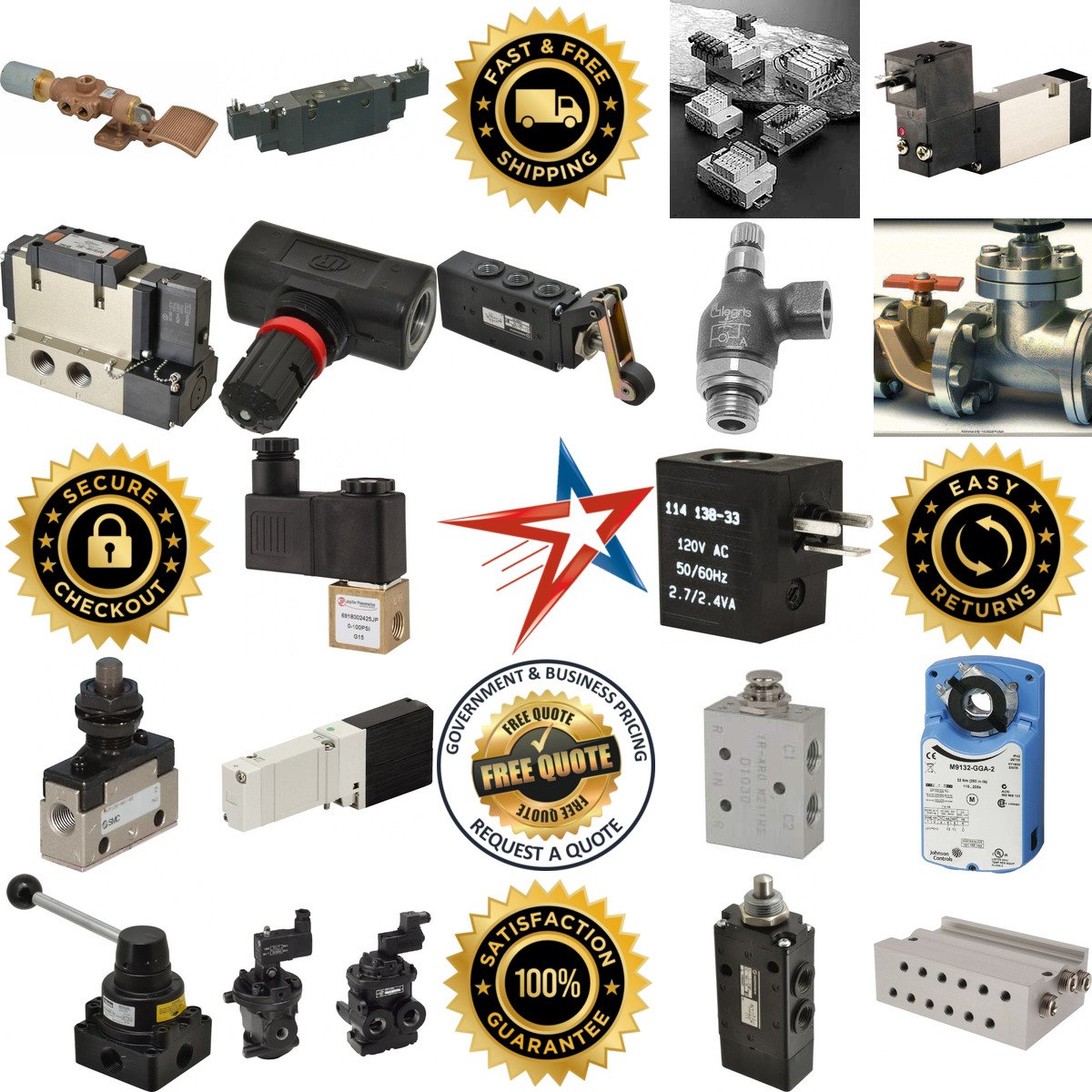 A selection of Air Valves products on GoVets