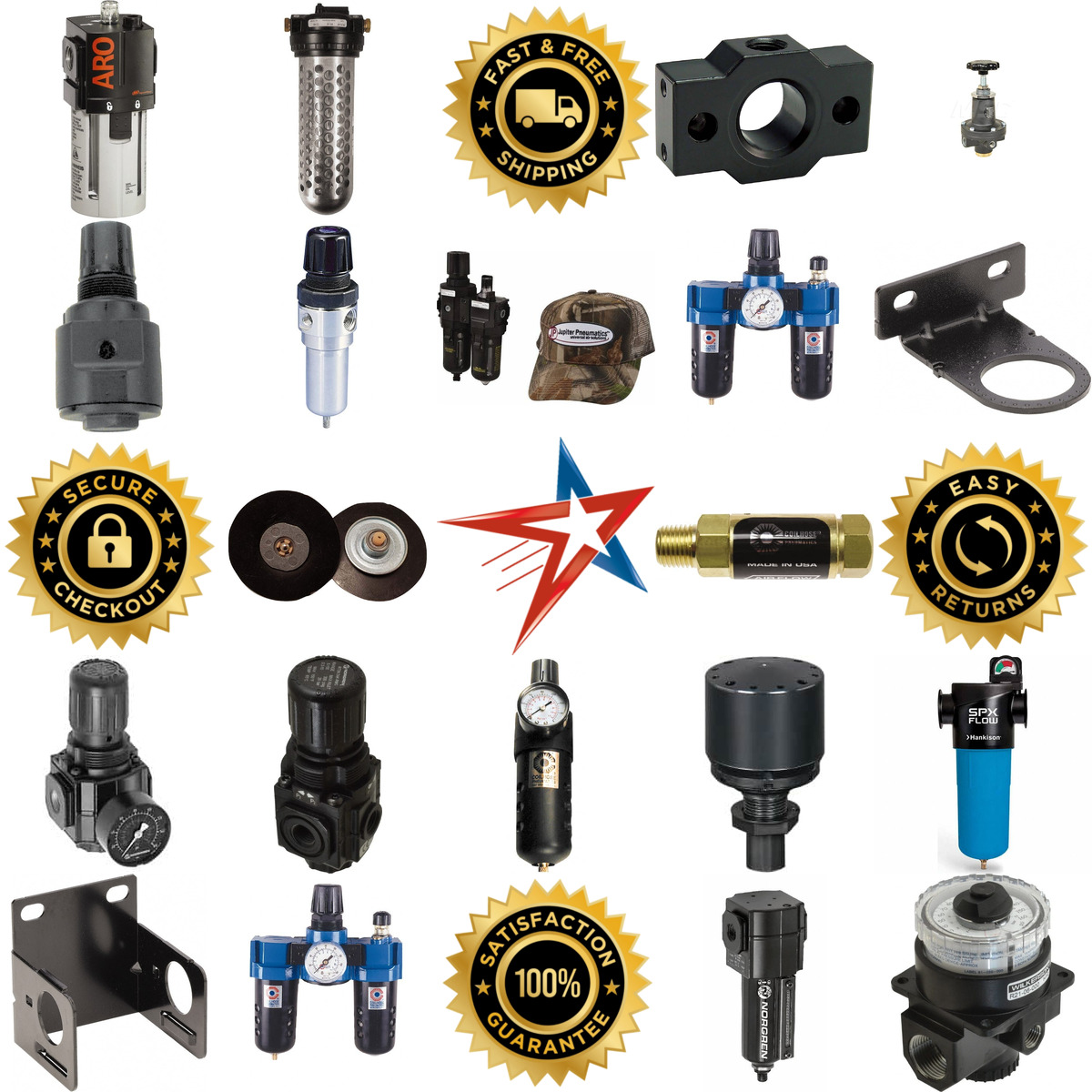 A selection of Filters Regulators and Lubricators Frl  products on GoVets