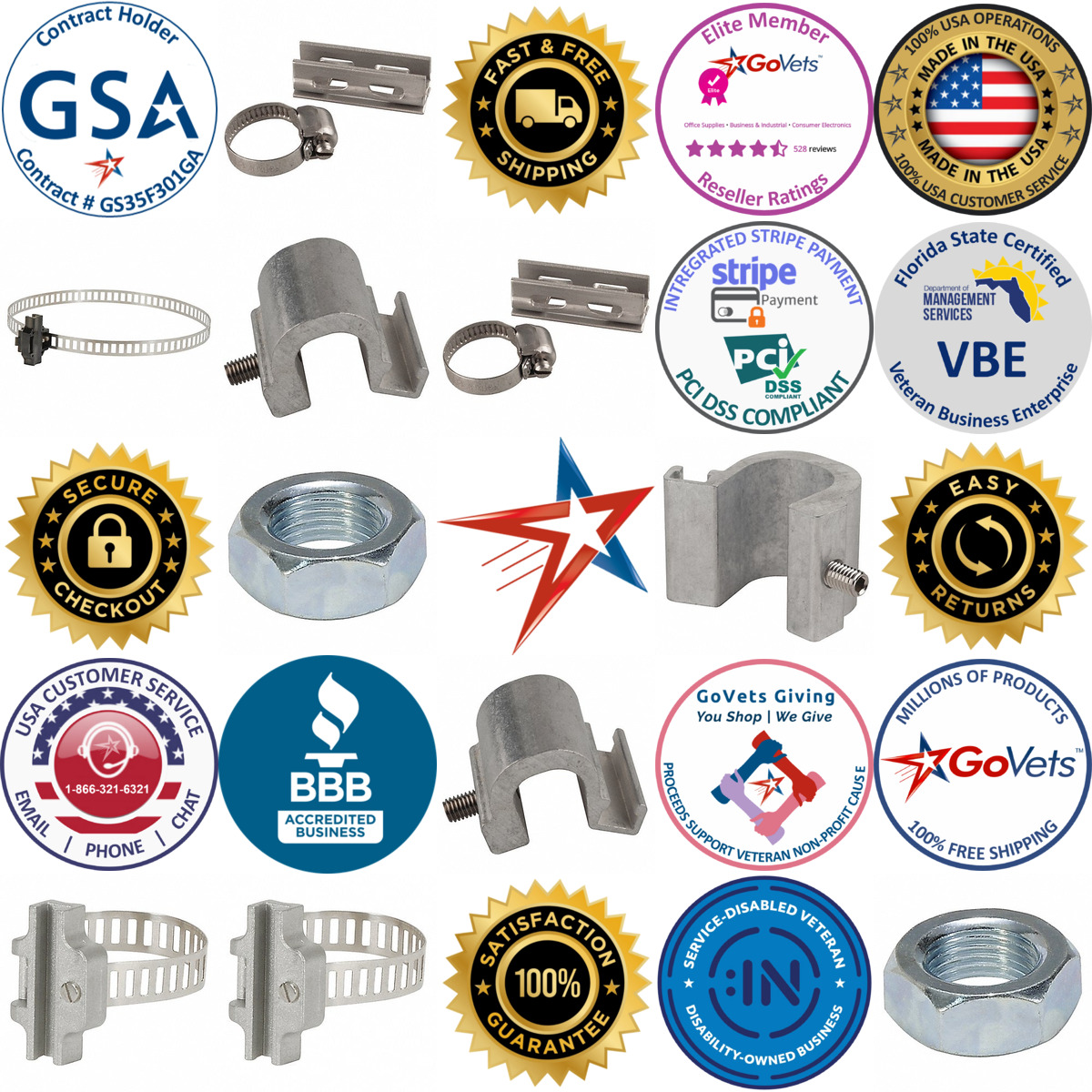 A selection of Pneumatic Cylinder Accessories products on GoVets