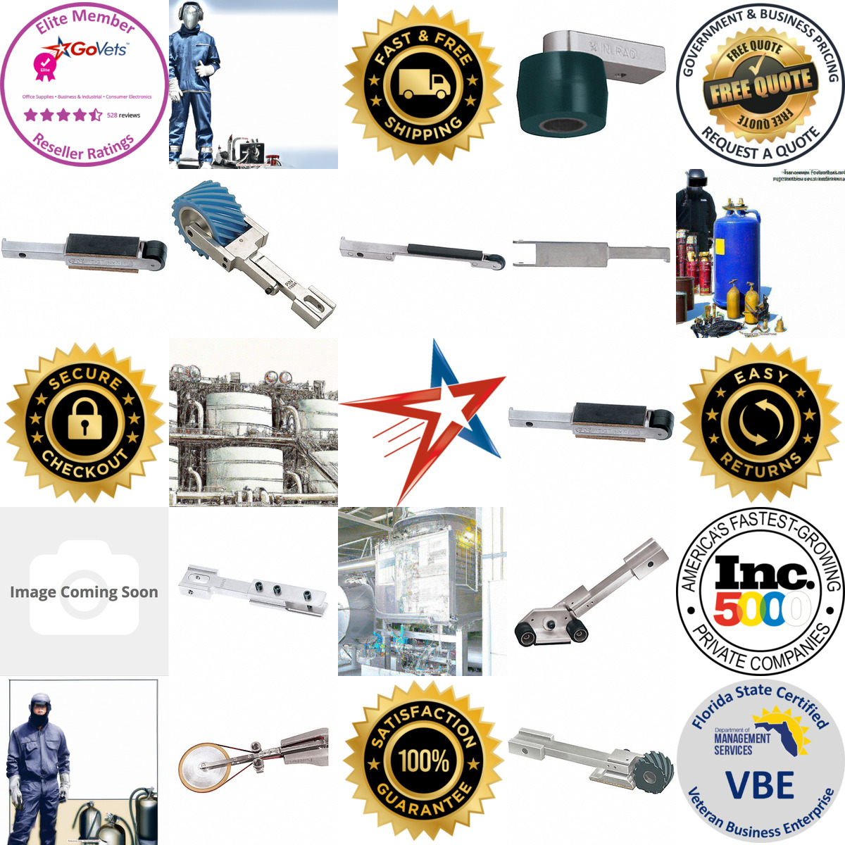 A selection of Air Powered Band Files Contact Arms products on GoVets