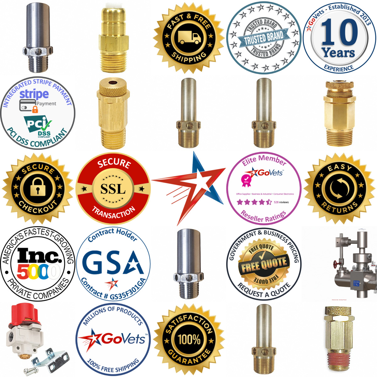 A selection of Vacuum and Pressure Relief Valves products on GoVets