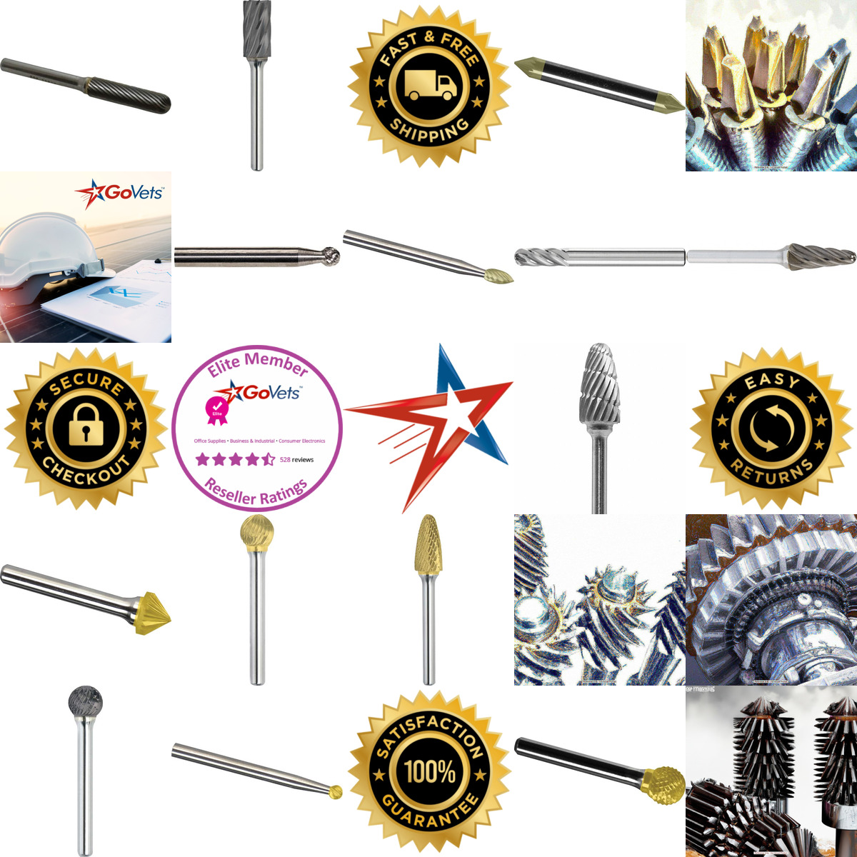 A selection of Burrs products on GoVets