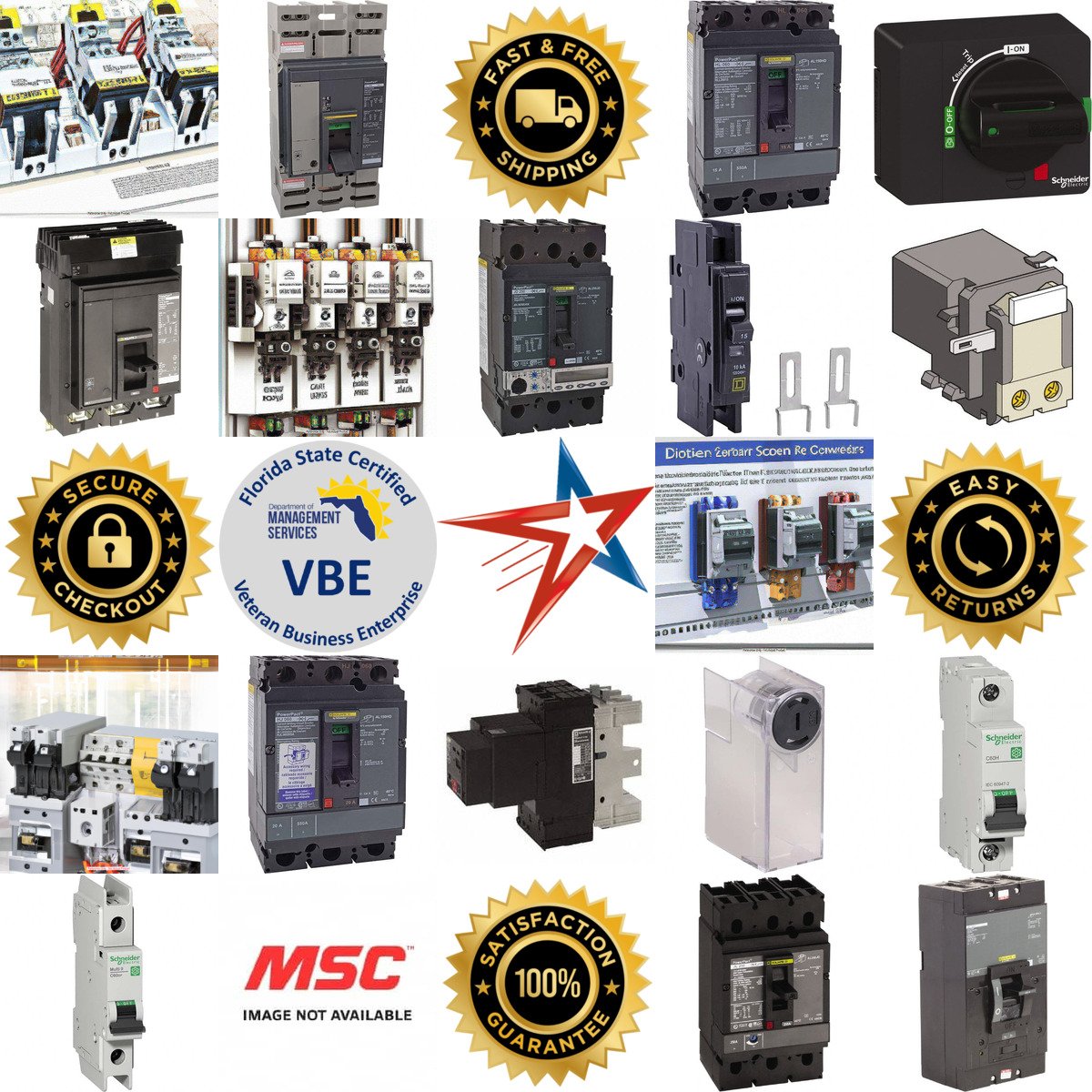 A selection of Circuit Breakers and Supplementary Protectors products on GoVets