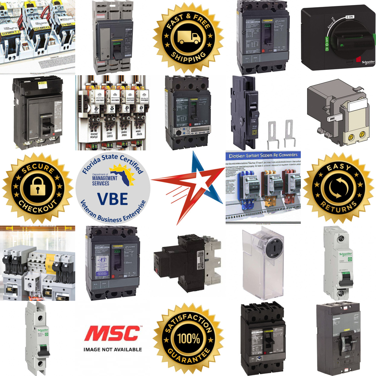 Millions of Products A selection of Circuit Breakers and Supplementary Protectors products on GoVets