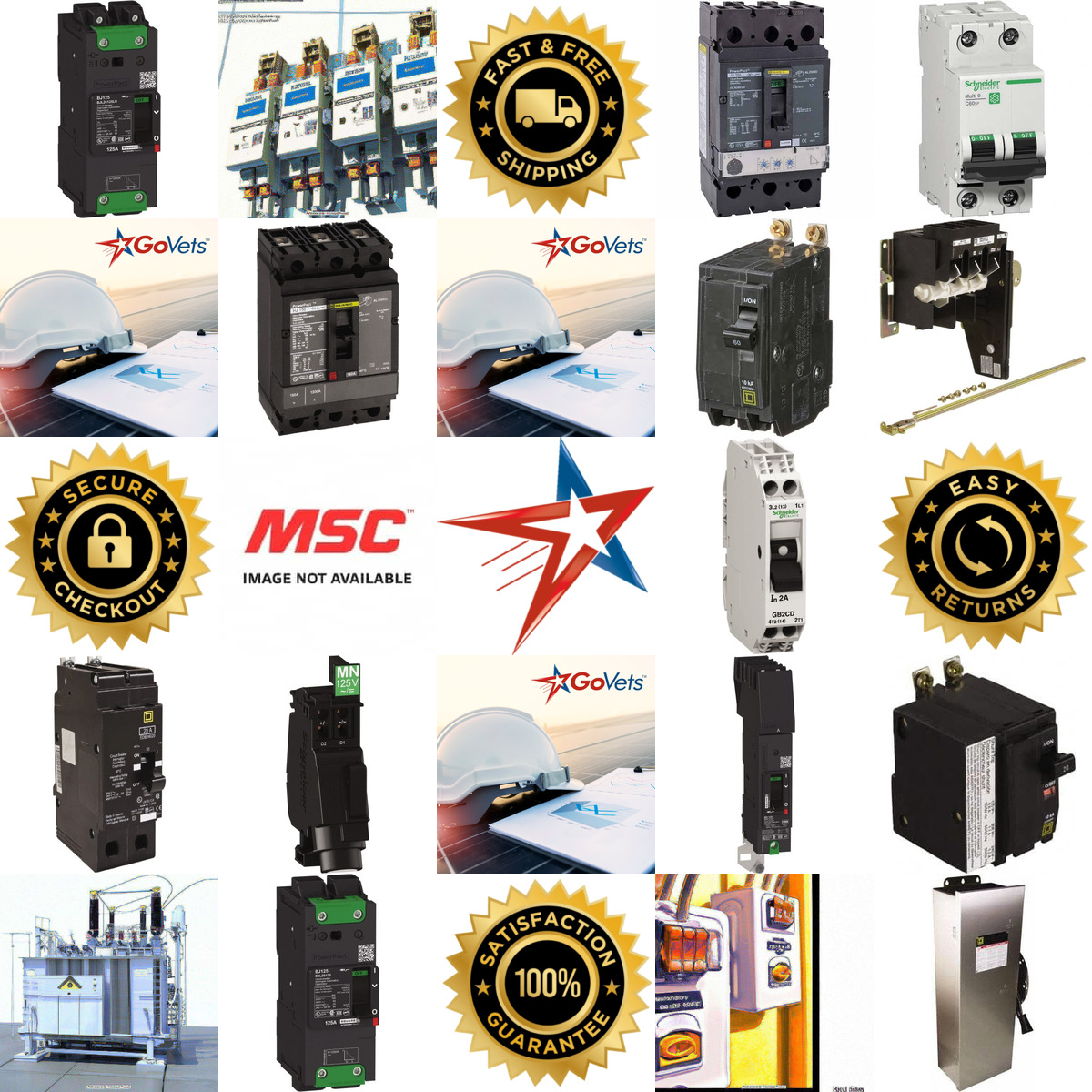 A selection of Power Distribution products on GoVets
