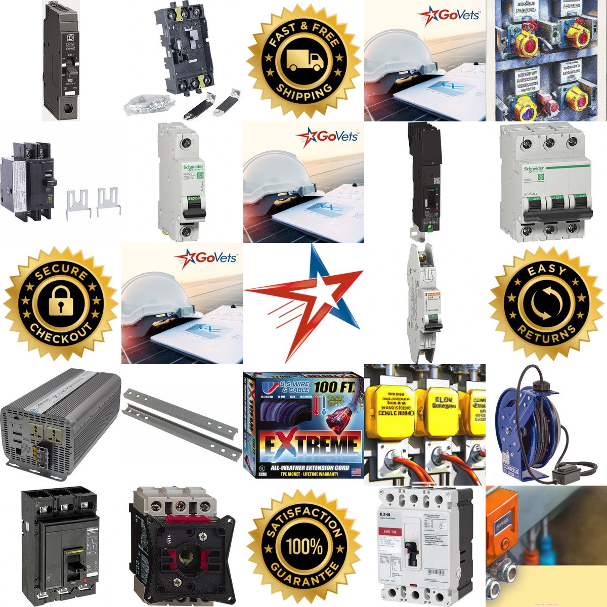 A selection of Power Distribution and Generation products on GoVets
