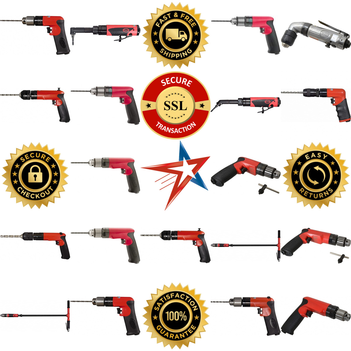 A selection of Sioux Tools products on GoVets