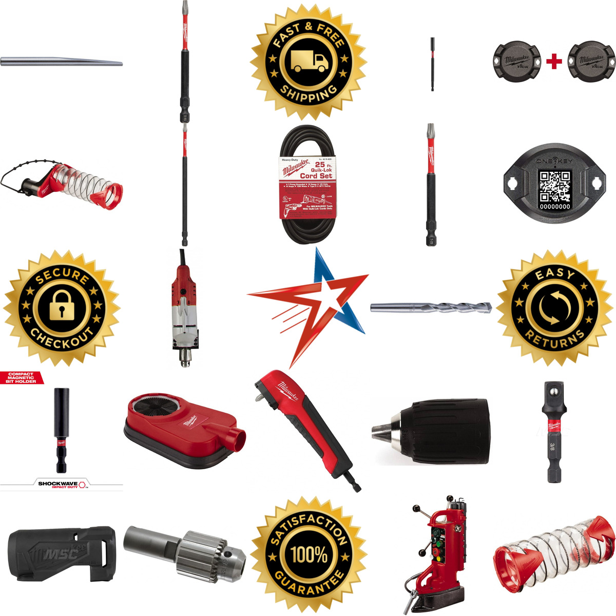 A selection of Milwaukee Tool products on GoVets