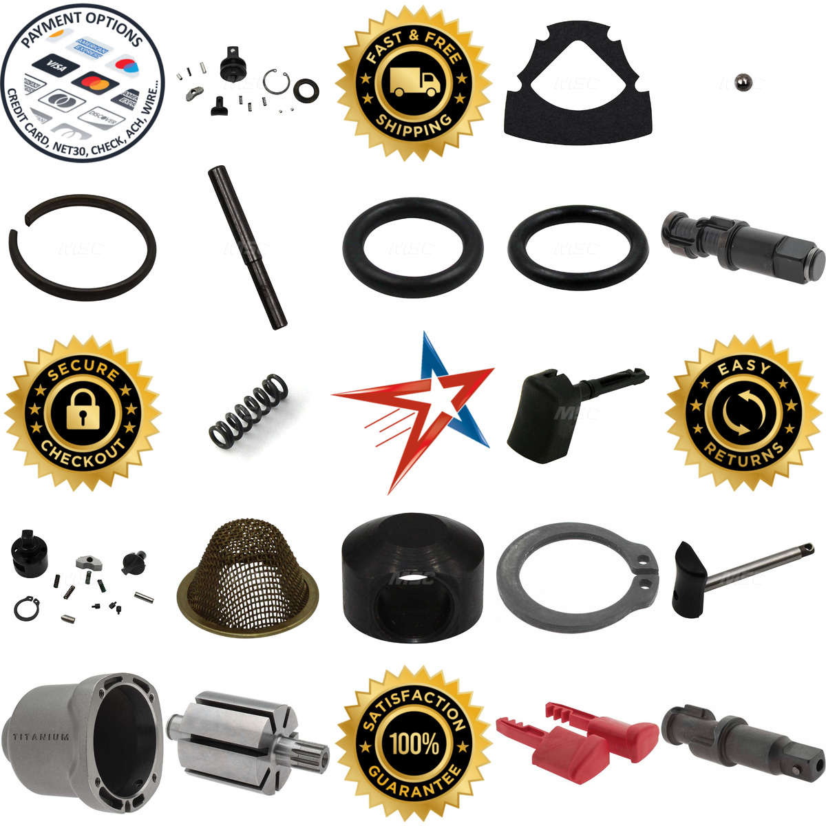 A selection of Impact Wrench and Ratchet Parts products on GoVets