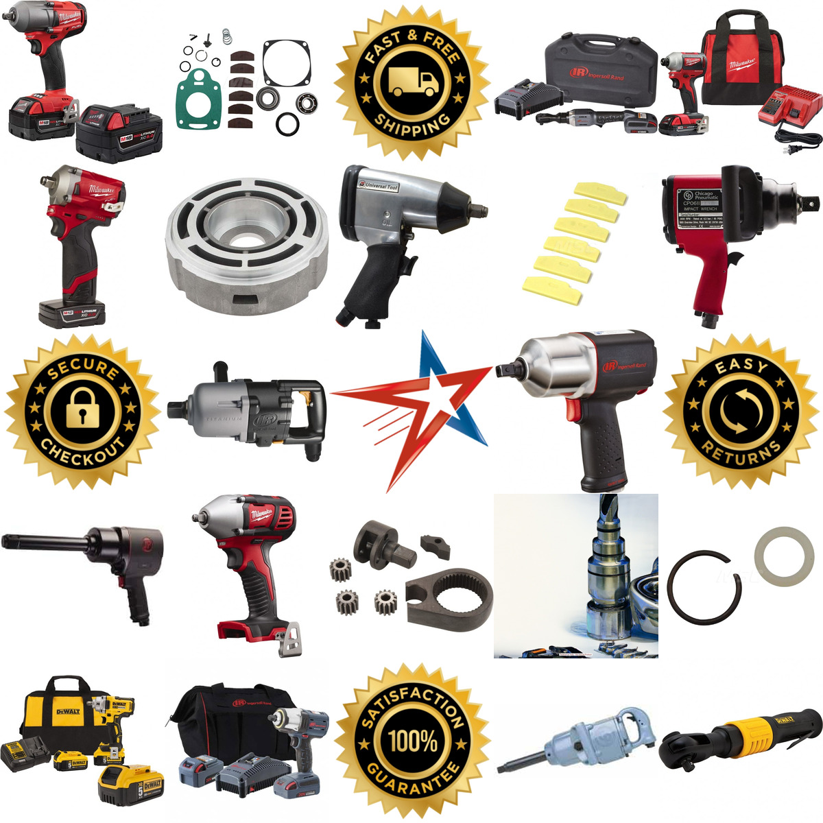 A selection of Impact Wrenches and Ratchets products on GoVets