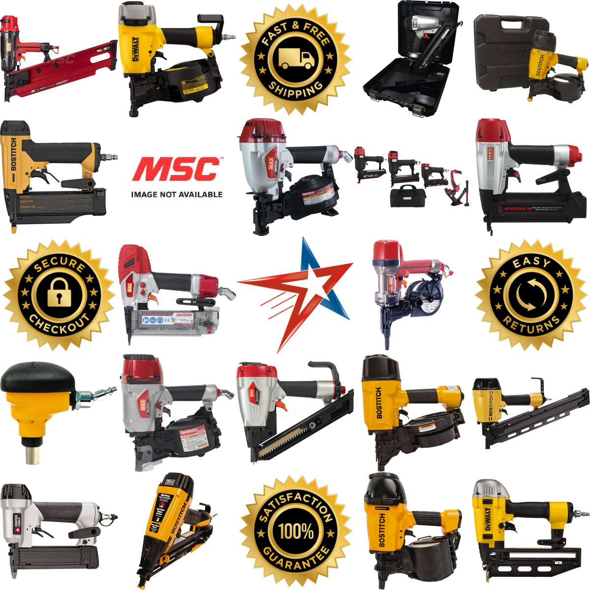 A selection of Air Nailers products on GoVets