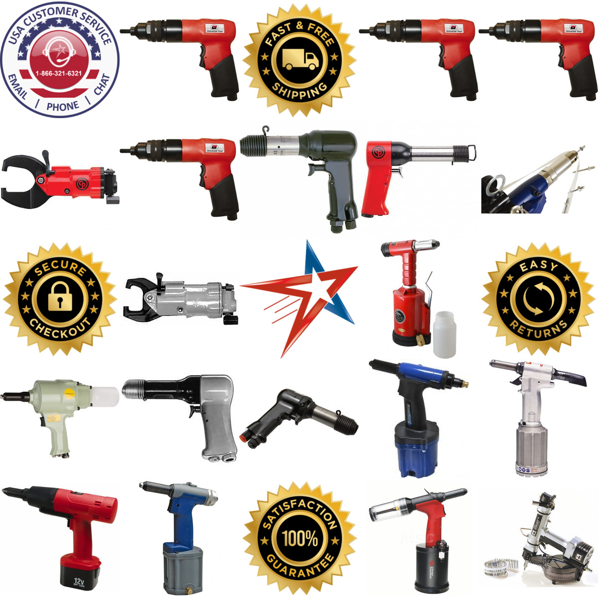 A selection of Air Riveters products on GoVets