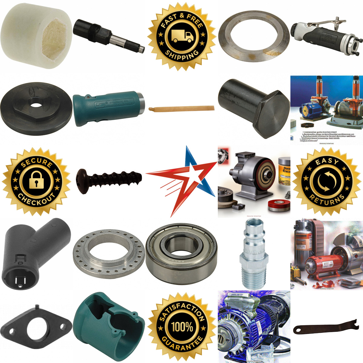 A selection of Power Grinder Buffer and Sander Parts and Repair Tools products on GoVets