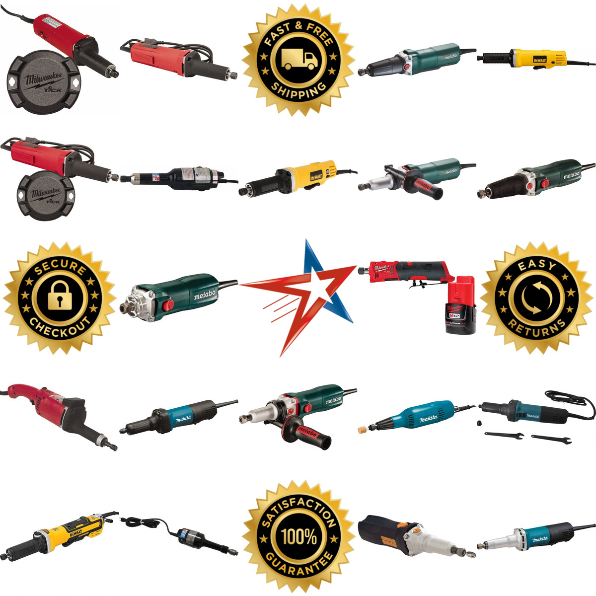 Millions of Products A selection of Electric Die Grinders products on GoVets