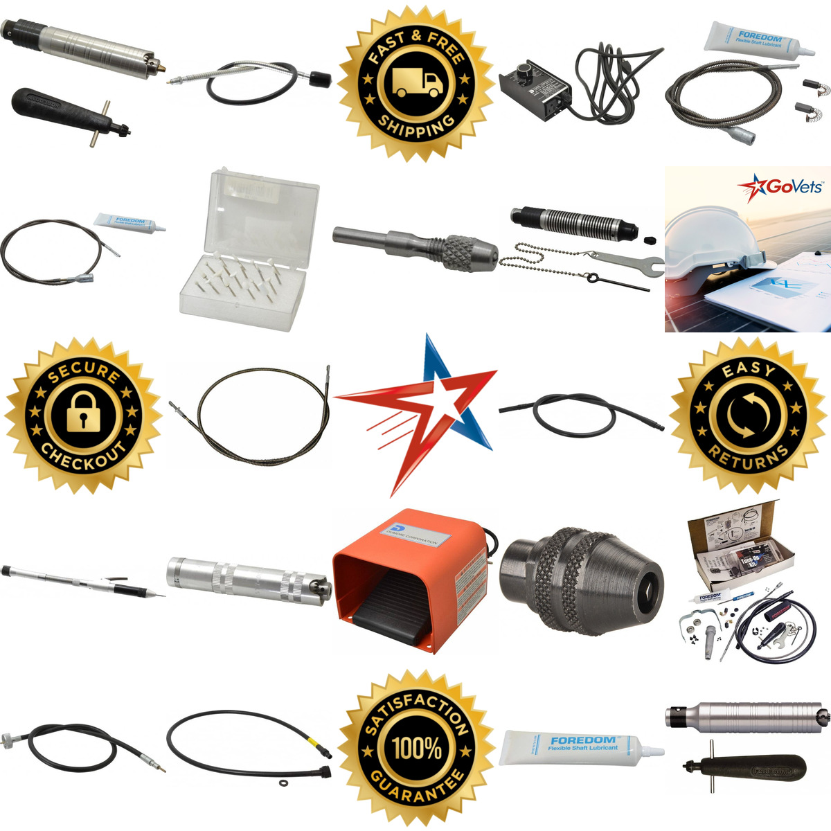 A selection of Flexible Shaft Grinder Accessories products on GoVets