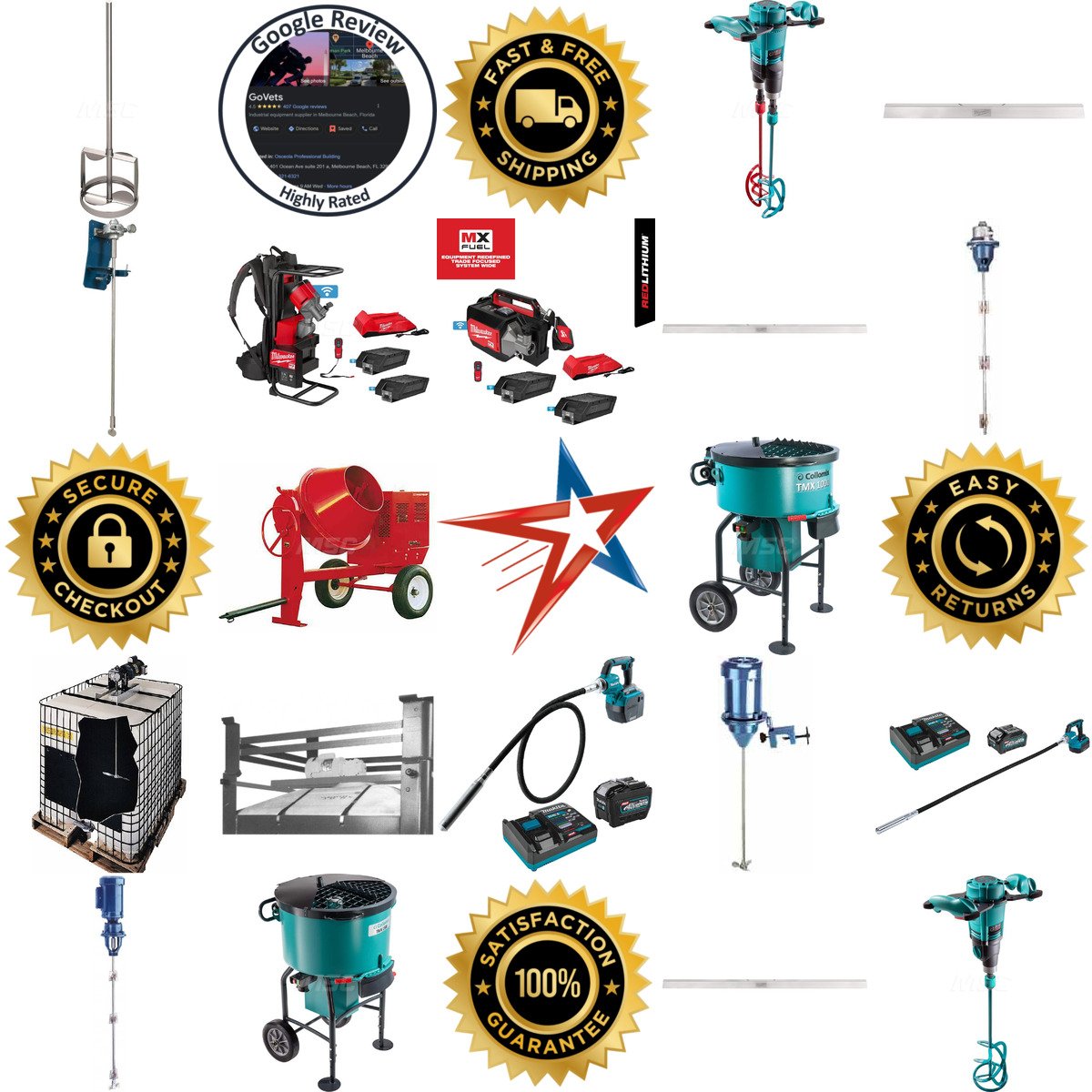 A selection of Power Mixers and Accessories products on GoVets