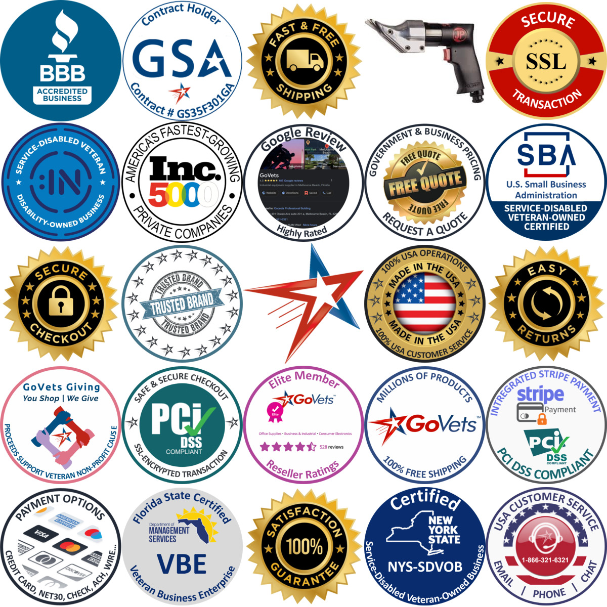 A selection of Pro Source products on GoVets