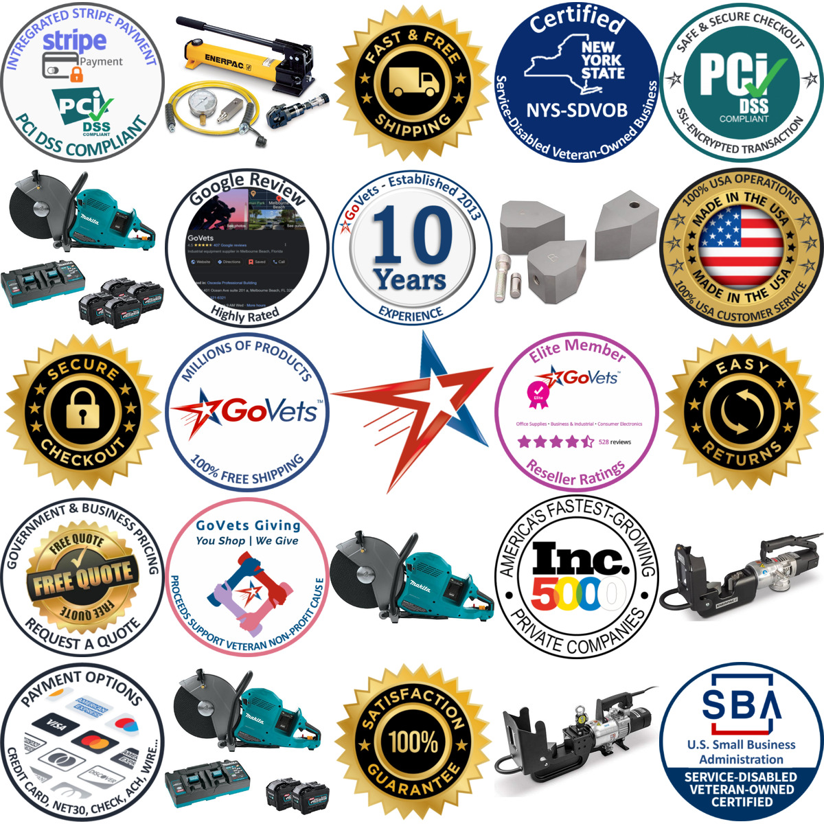 A selection of Power Cutters and Accessories products on GoVets