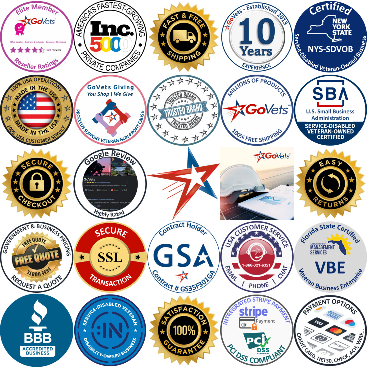 A selection of Aircat products on GoVets