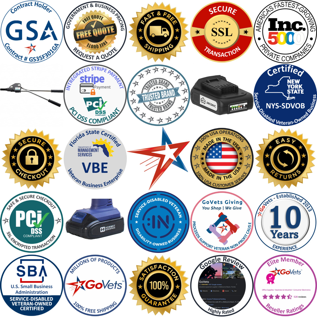 Millions of Products A selection of Marson products on GoVets