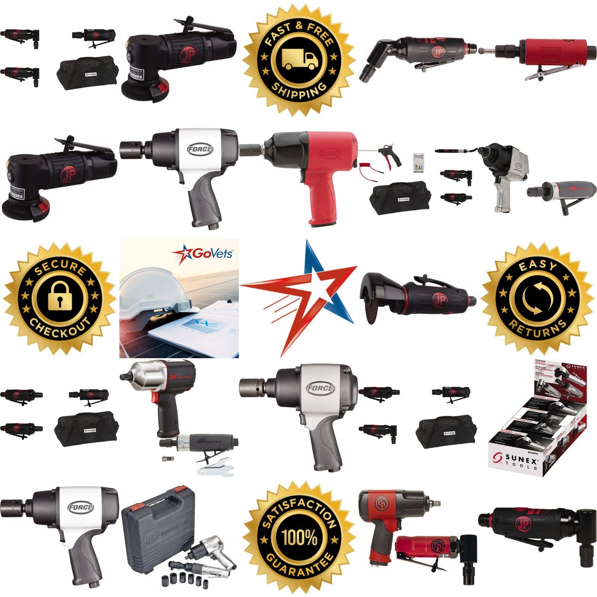 A selection of Air Tool Combination Kits products on GoVets