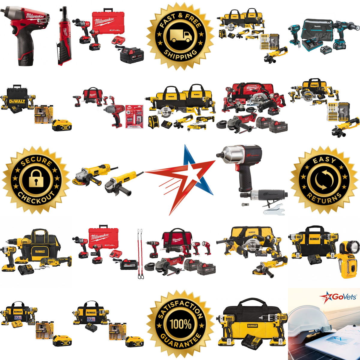 A selection of Power Tool Combination Kits products on GoVets