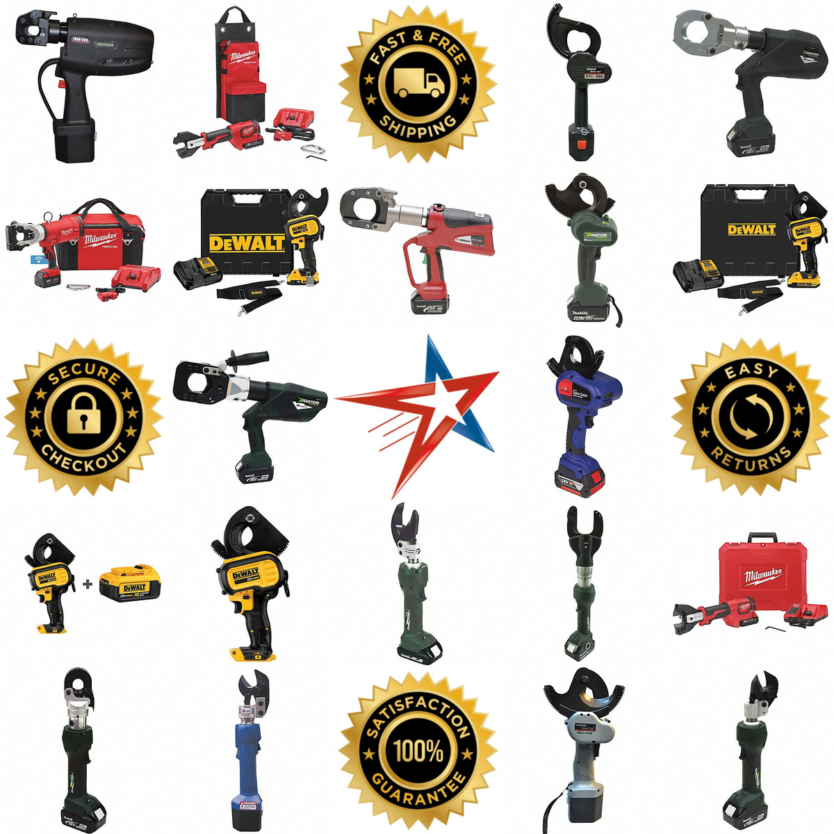 A selection of Cordless Cable and Wire Cutters products on GoVets